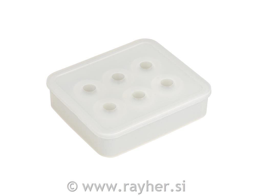 Kalup iz silikona, Perle, 6 perl: 16 mm