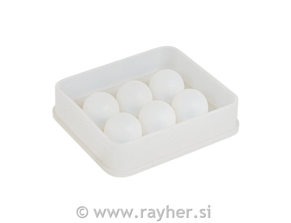Kalup iz silikona, Perle, 6 perl: 16 mm