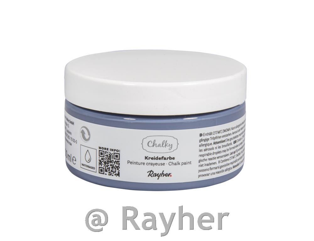 Kredna boja Chalky 100 ml; sivkasto plava