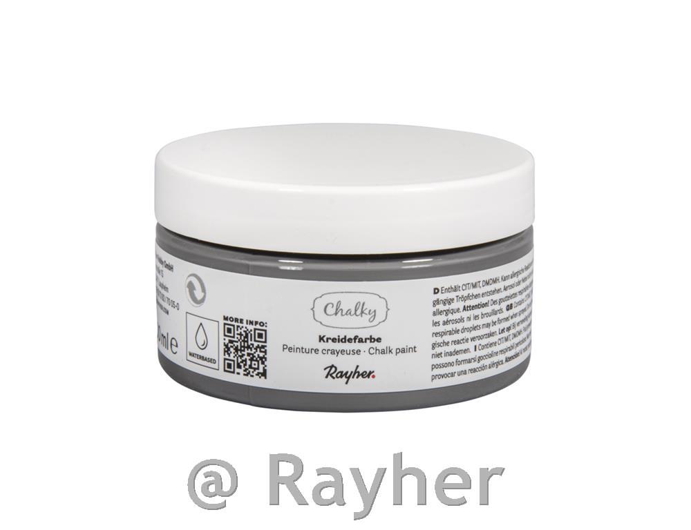 Kredna boja Chalky 100 ml; tamno siva