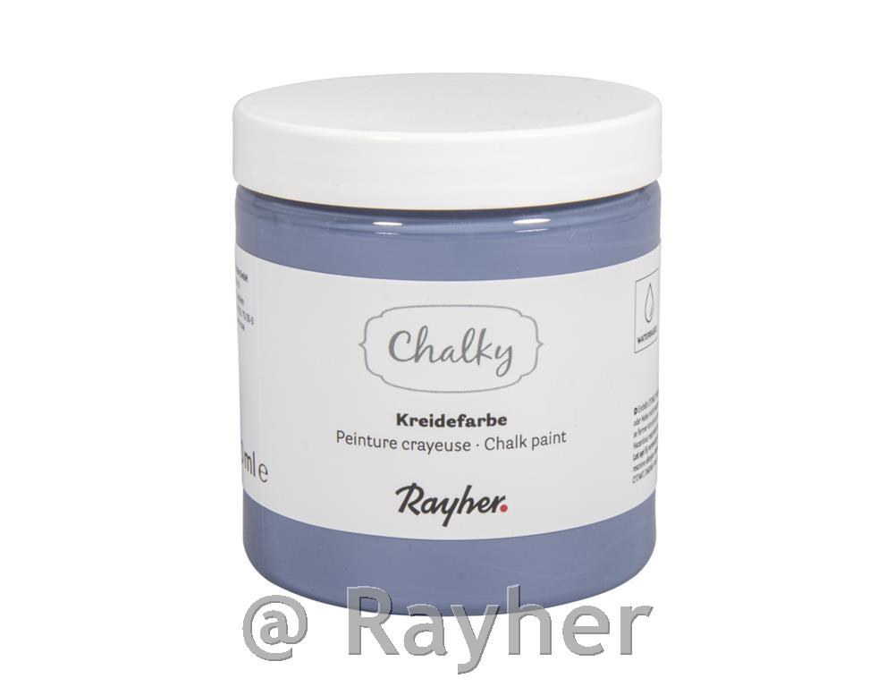 Kredna boja Chalky 230 ml; sivkasto plava