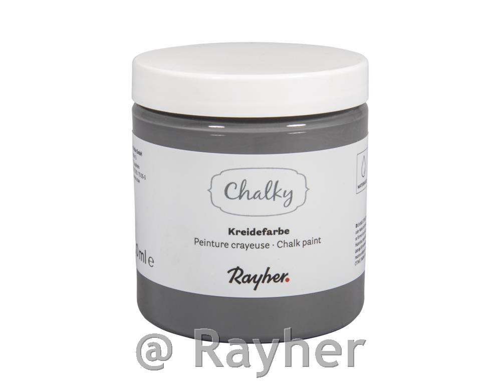 Kredna boja Chalky 230 ml; tamno siva