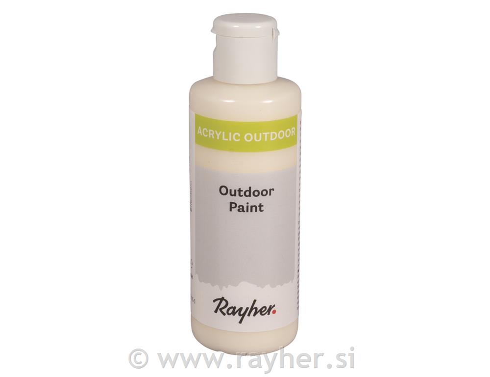 Akrilna boja Outdoor, slonovača, 80 ml