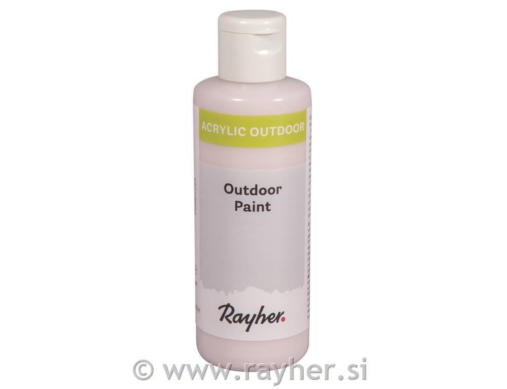 Akrilna boja Outdoor, puderasto roza, 80ml