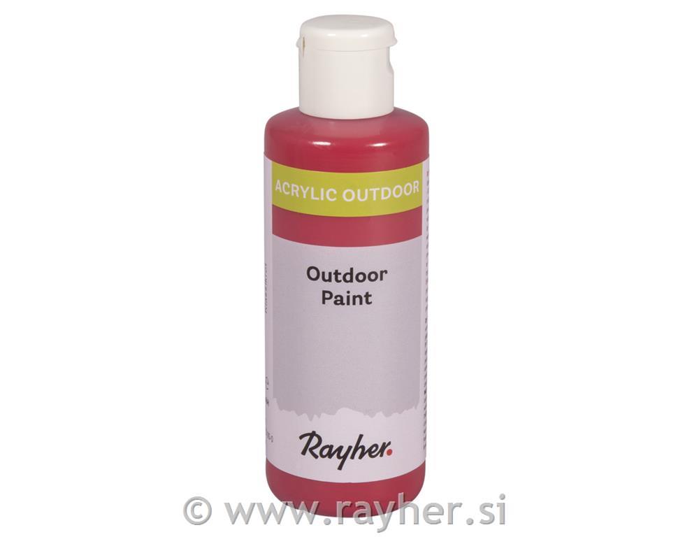 Akrilna boja Outdoor, klasična crvena, 80ml