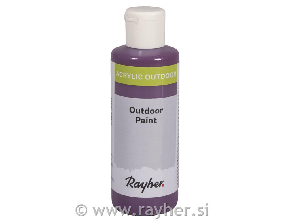 Akrilna boja Outdoor, ljubičasti baršun,80ml