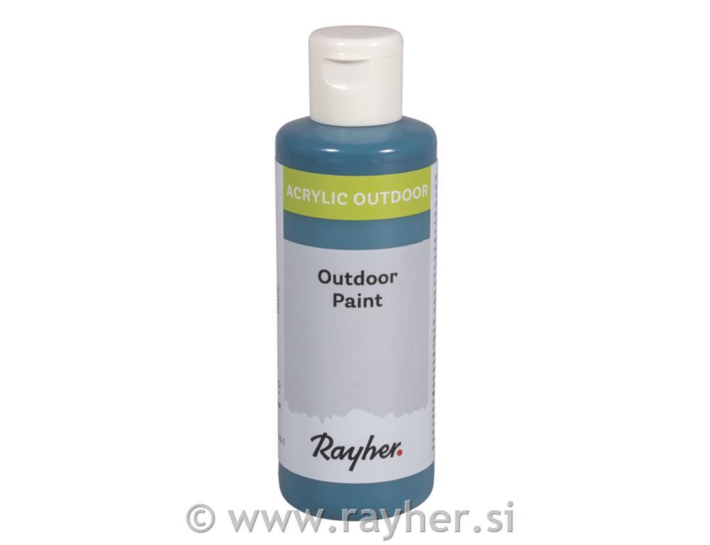 Akrilna barva za zunanjo uporabo, petrol, 80ml