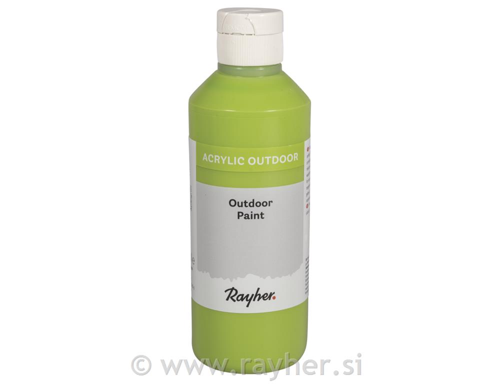Akrilna barva za zunanjo uporabo, jabolčno zelena, 250ml