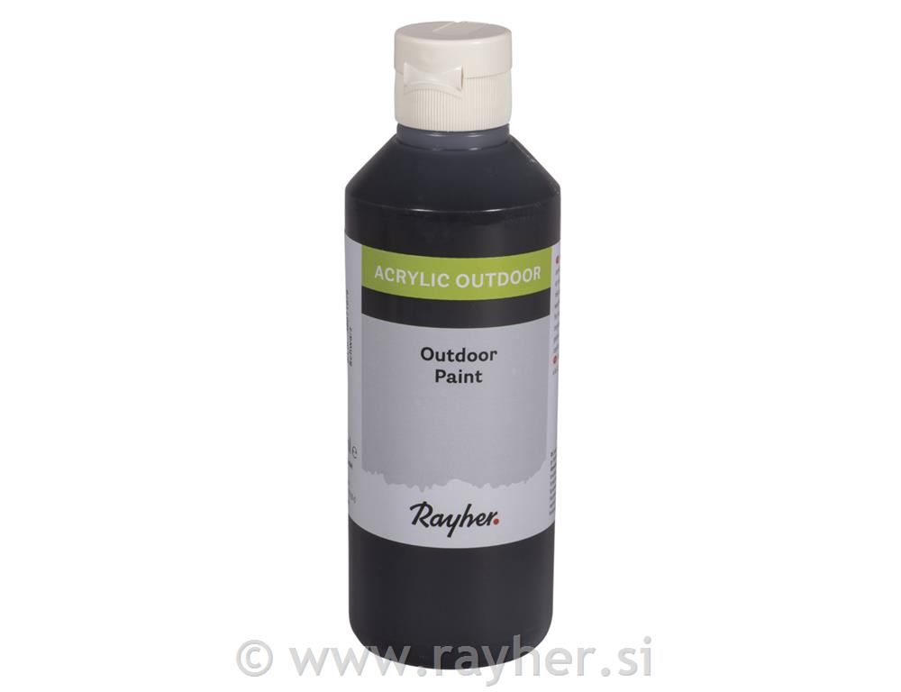Akrilna boja Outdoor, crna, 250ml