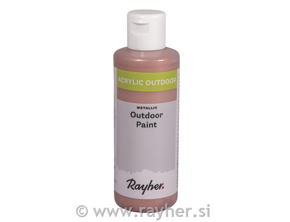 Akrilna boja Outdoor, metalik, ružičastozlato, 80ml