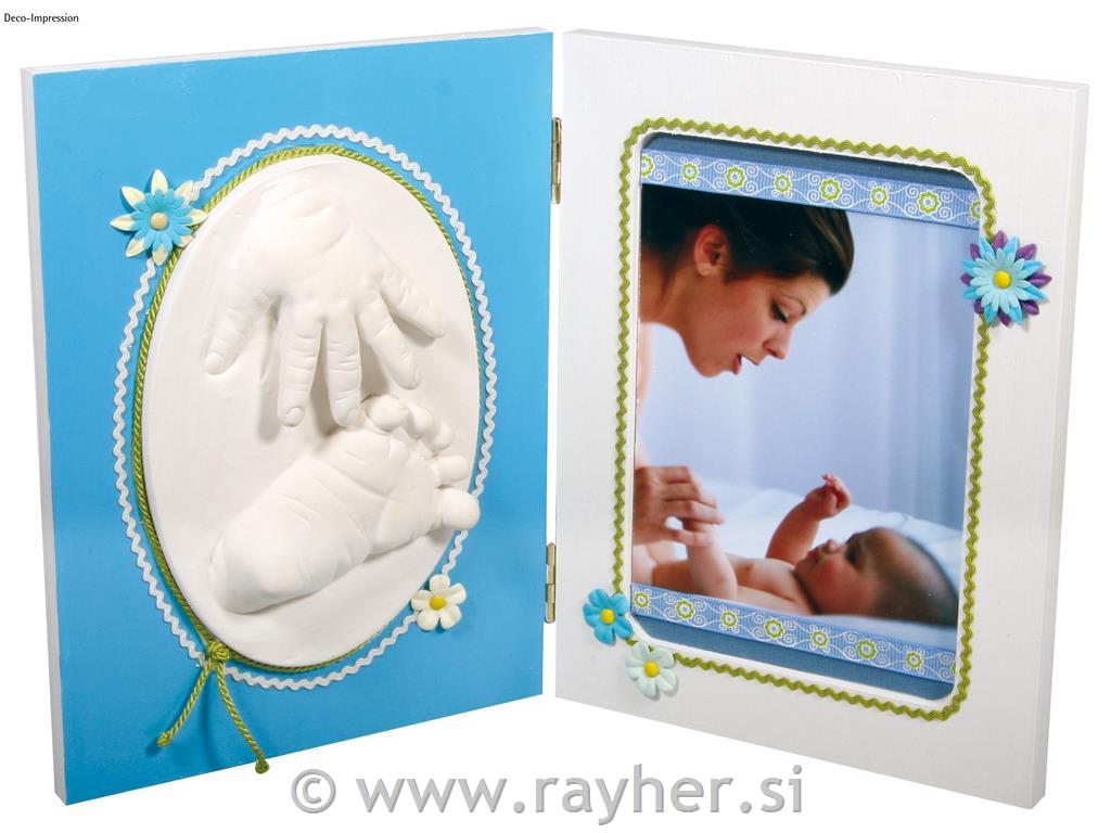 Set za bebe, okvir 30x20cm, izrez: 2 x 10x15cm