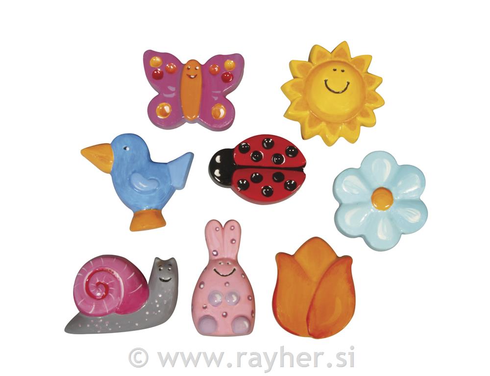 Kalup: Pomladni motivi, 8 motivov, 3-5cm, velikost: 23.2x18.