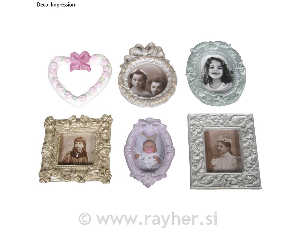 Kalup: okvir, 6 motiva, 6,5-8 cm, velikast: 23,2x18,3 cm