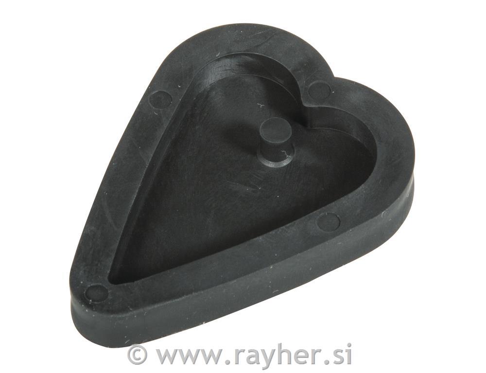 Casting mould: Hanger heart, 2,7x3,9cm,