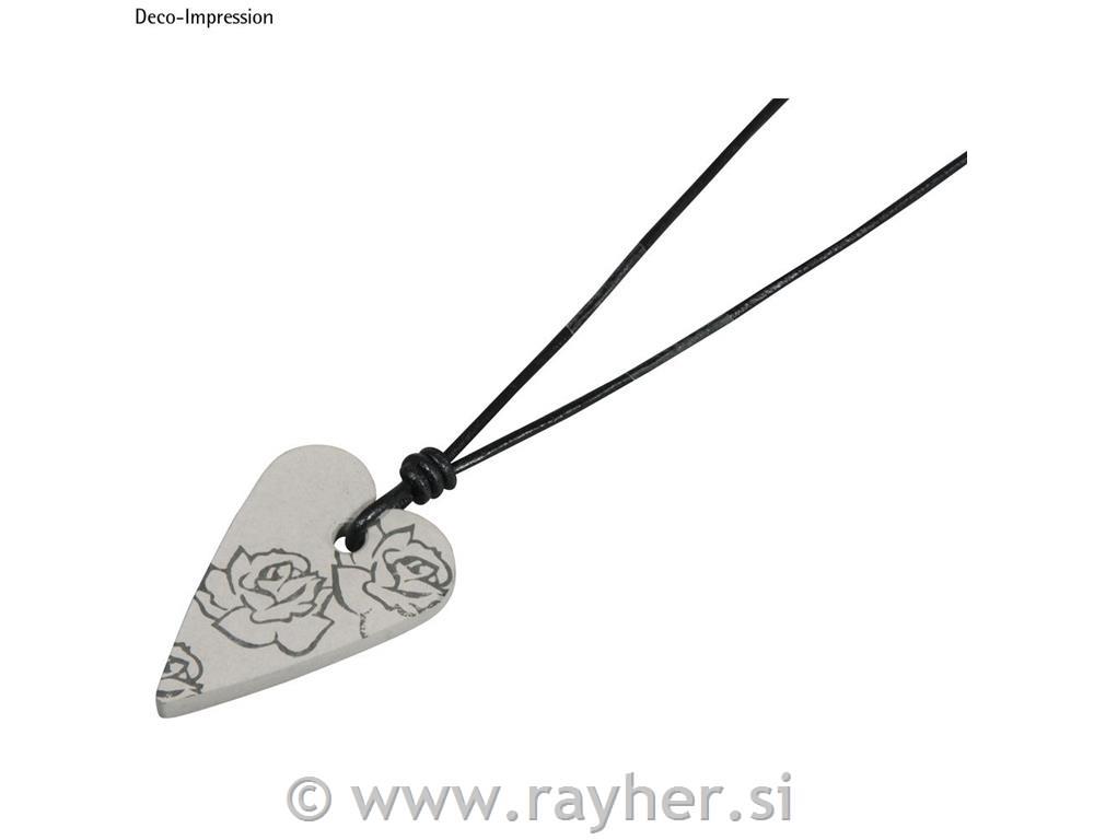 Casting mould: Hanger heart, 2,7x3,9cm,