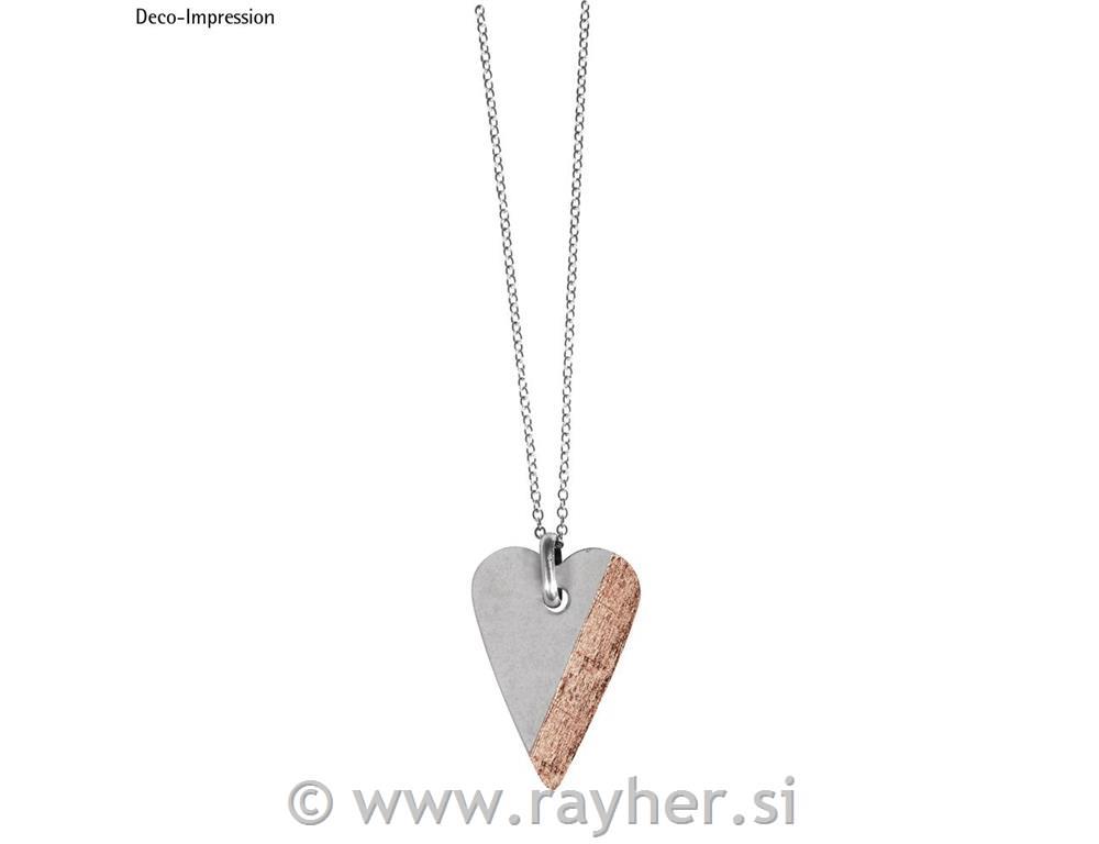 Casting mould: Hanger heart, 2,7x3,9cm,