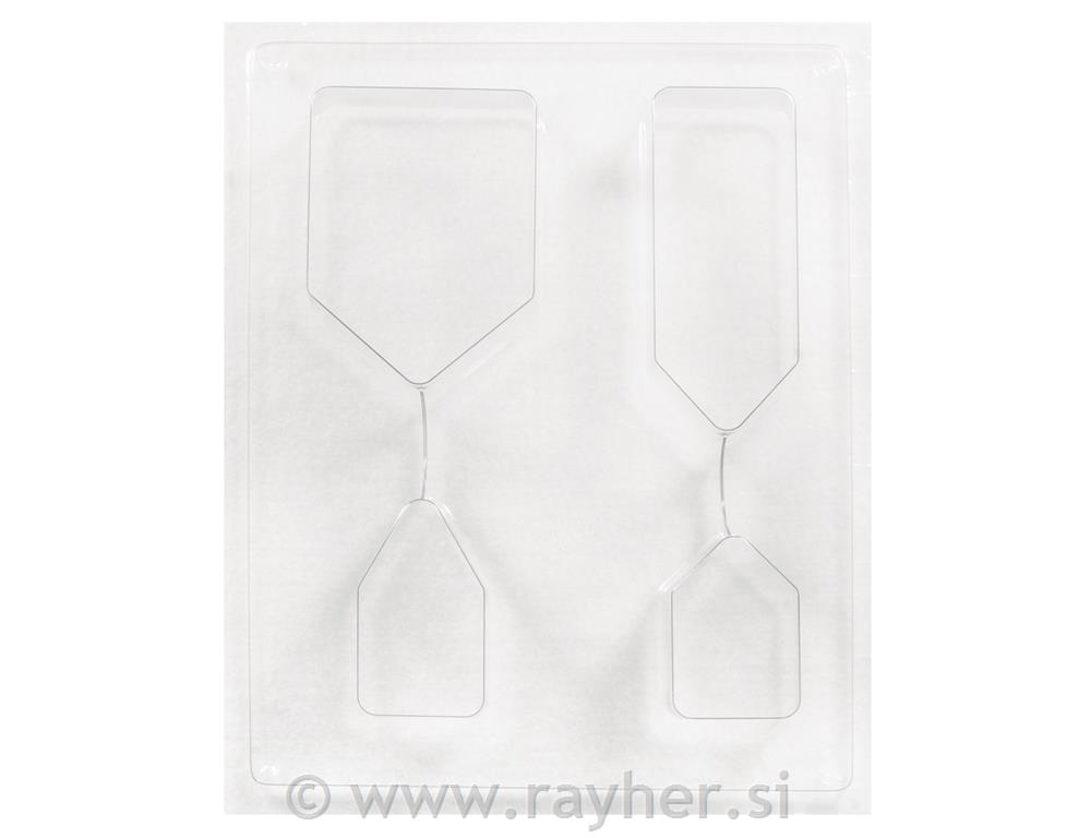 Kalup Kućice, 4 razl.modeli-dimen. 5,5 - 10,5 cm
