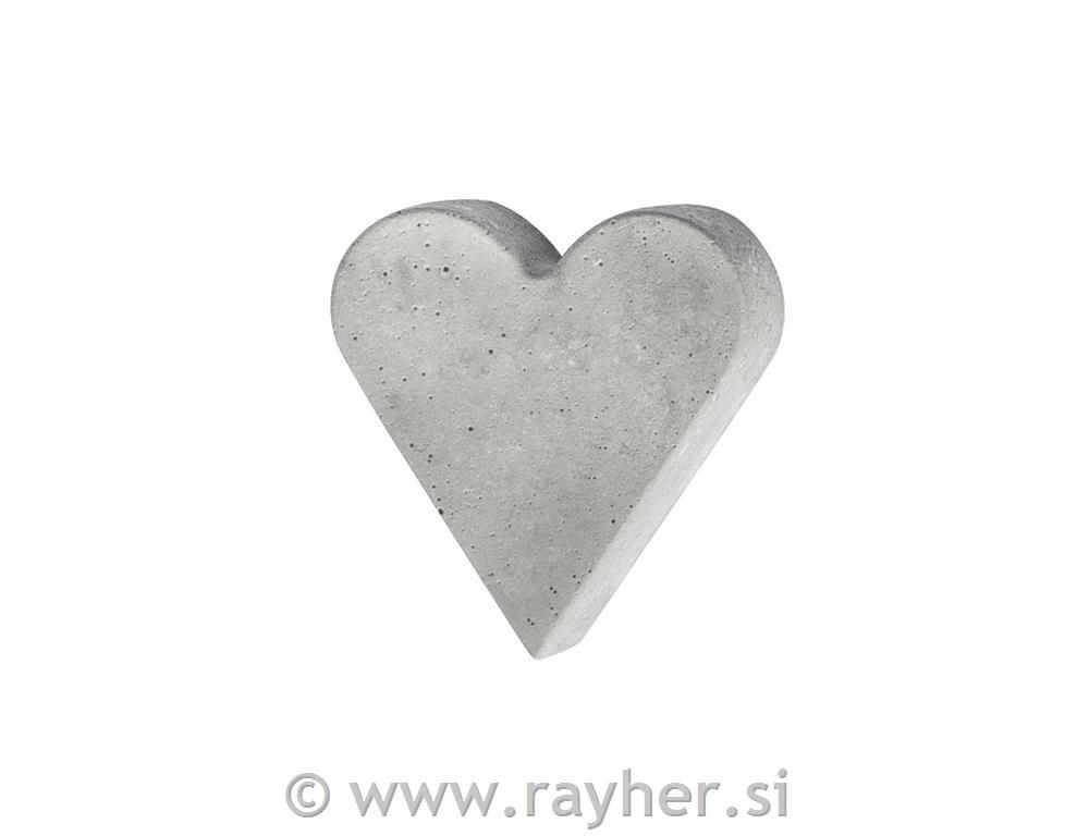 Kalup srce 8.5x9.2cm dubina 3 cm