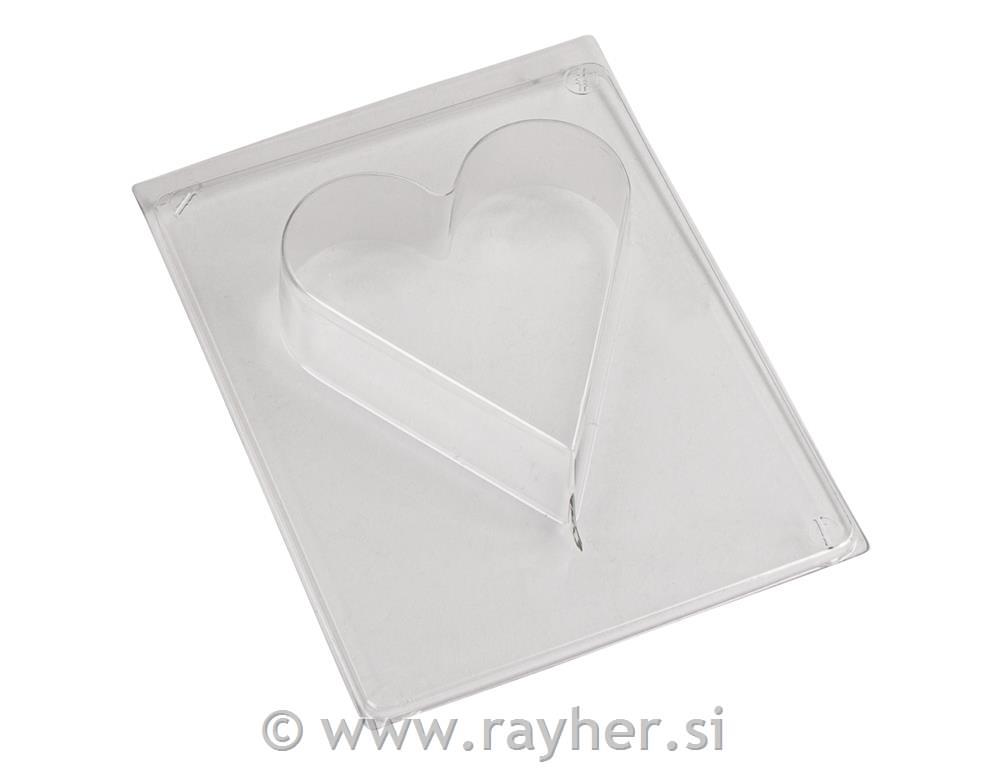 Kalup srce 8.5x9.2cm dubina 3 cm
