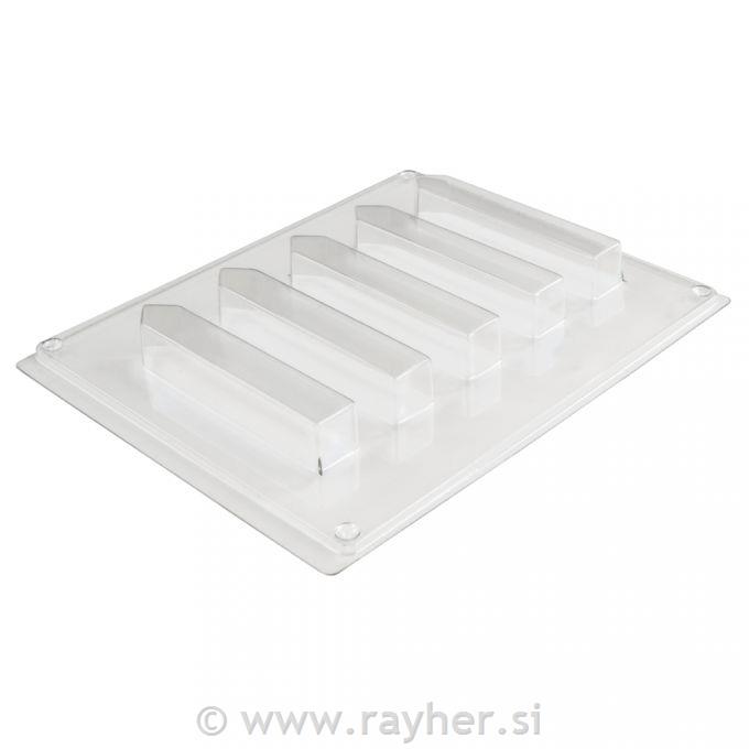 PET casting mould: Sidewalk chalk5pcs,each 11cm x 2cm x 2cm, tab-bag, 1pc