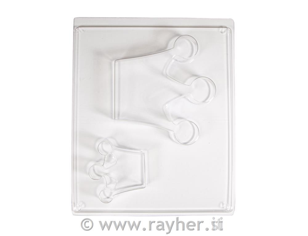 Kalup Kroni, 13x12x2cm+6.5x7x2cm