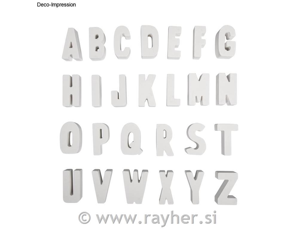 Silikonski kalup, Alphabet, set 2 kom