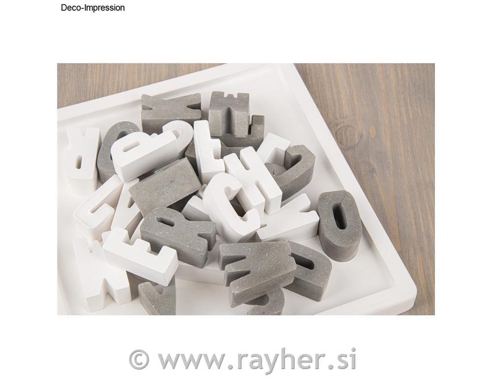 Silikonski kalup, Alphabet, set 2 kom