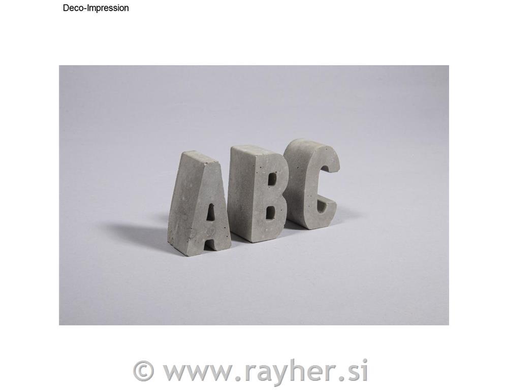 Silikonski kalup, Alphabet, set 2 kom