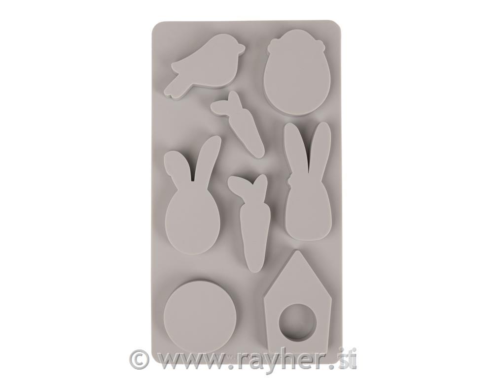 Silikonski kalup "Happy Spring",8 motiva
