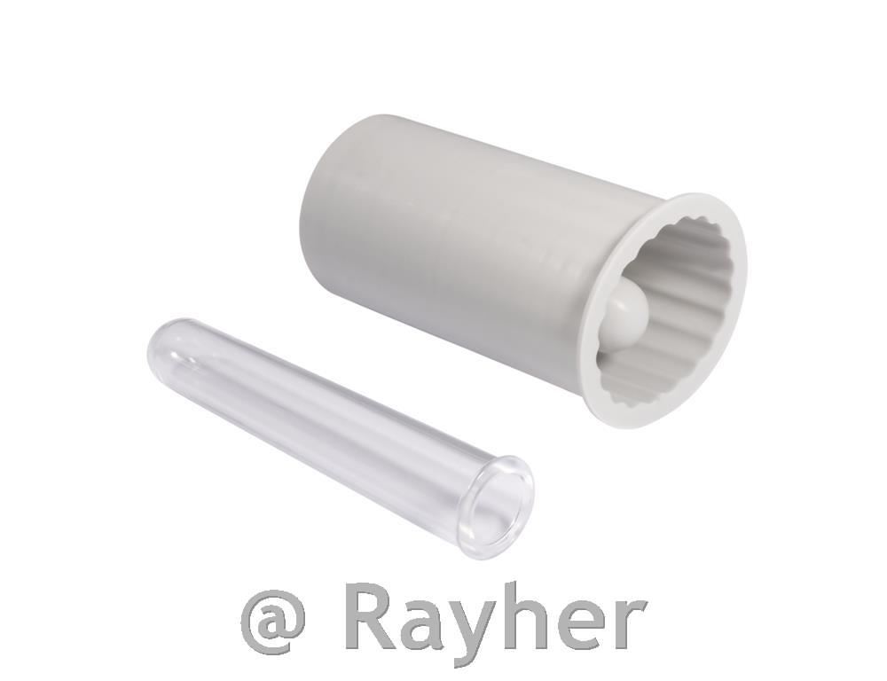 Silikonski kalup Vaza, žlebljen, višina 10,2 cm, + epruveta