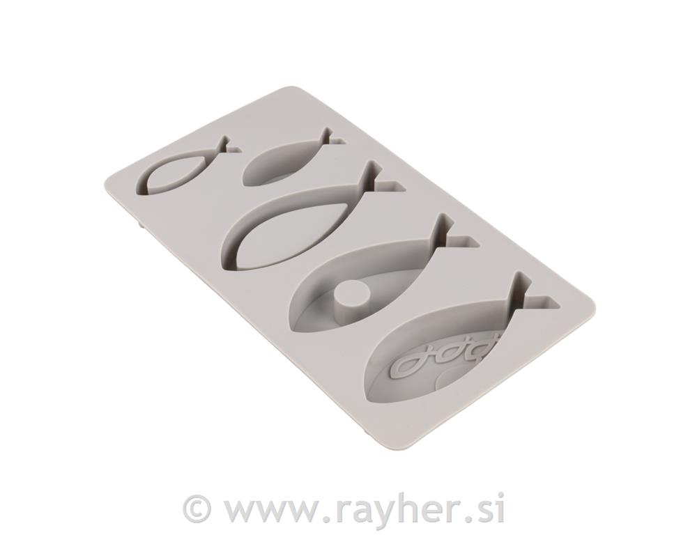 Silikonski kalup Ribice, 5 oblika5 oblika