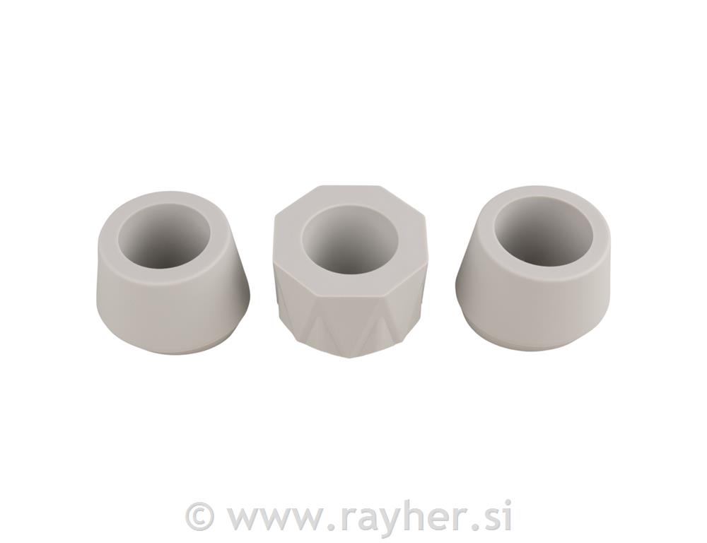 Silicone mould set Little pots 3-part,3 designs, 7x5.5cm