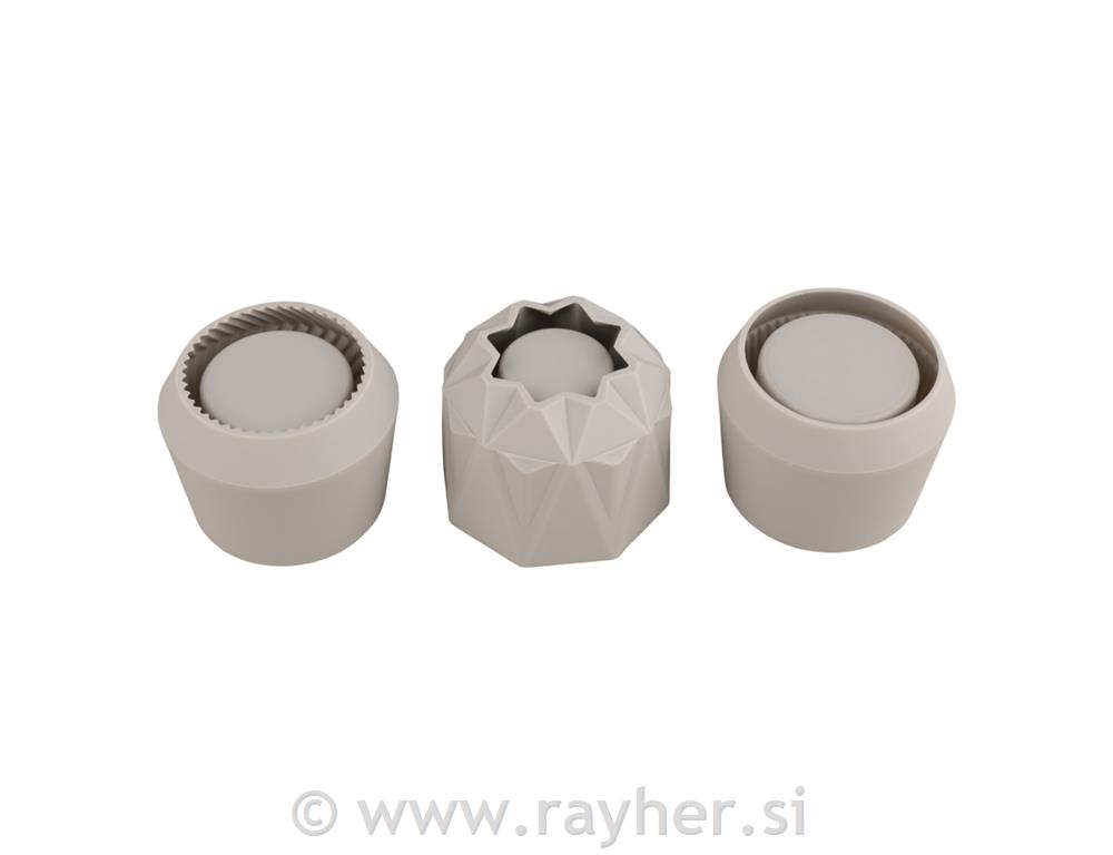 Silicone mould set Little pots 3-part,3 designs, 7x5.5cm