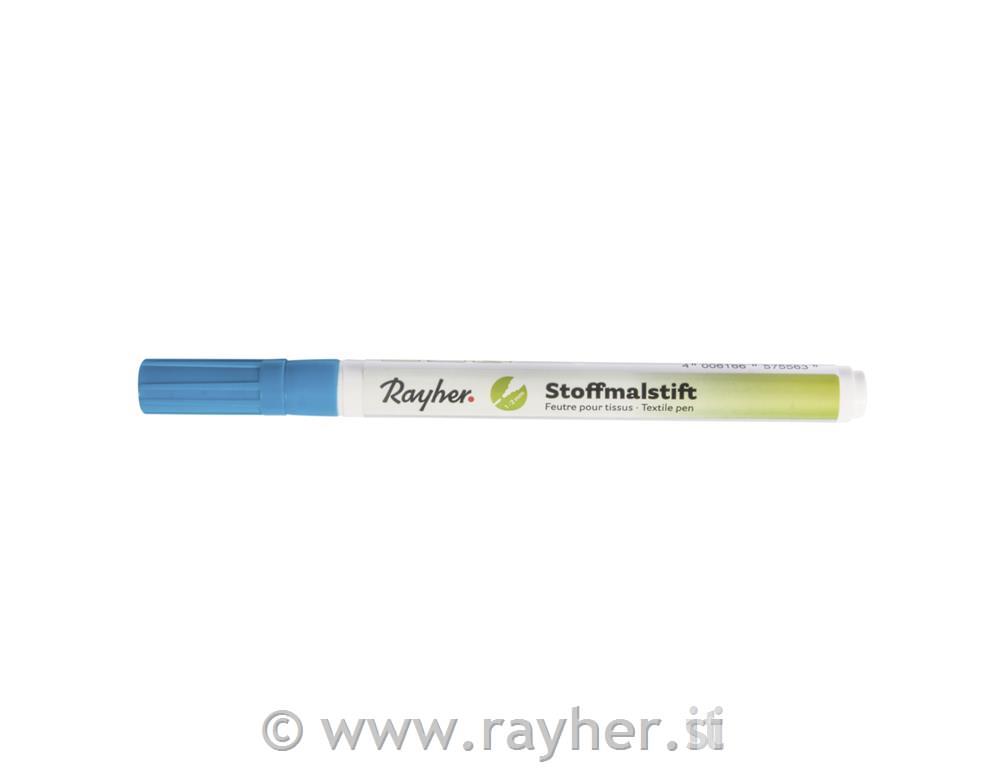 Marker za tekstil, tanki, plavi