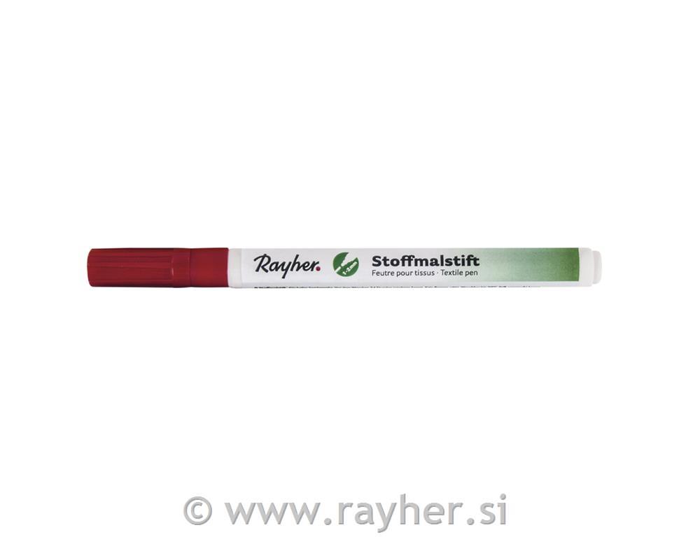 Marker za tekstil,tanki, crven