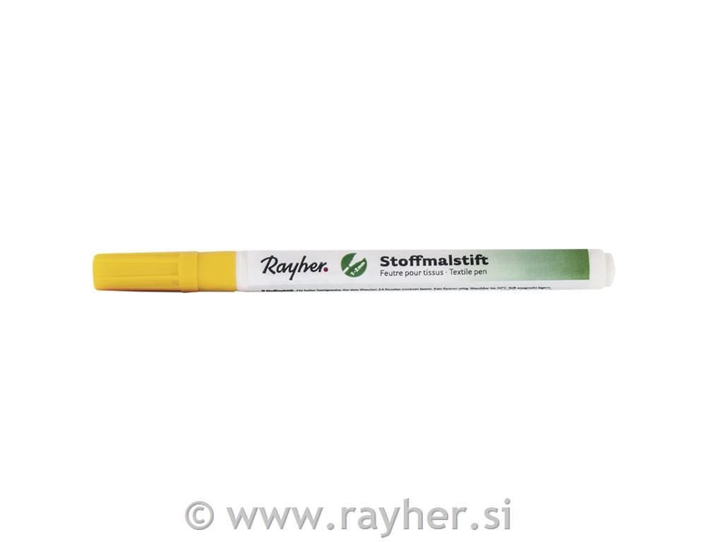 Marker za tekstil,tanki, žut
