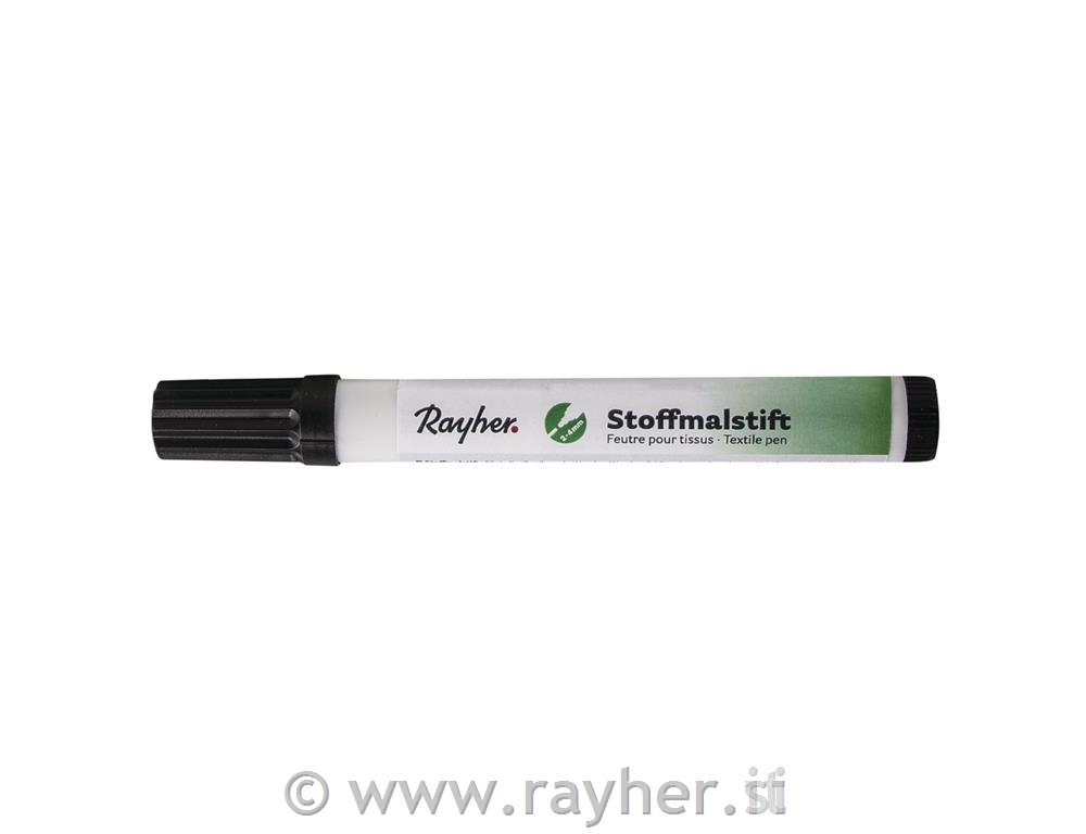 Marker za tekstil, gust, crn