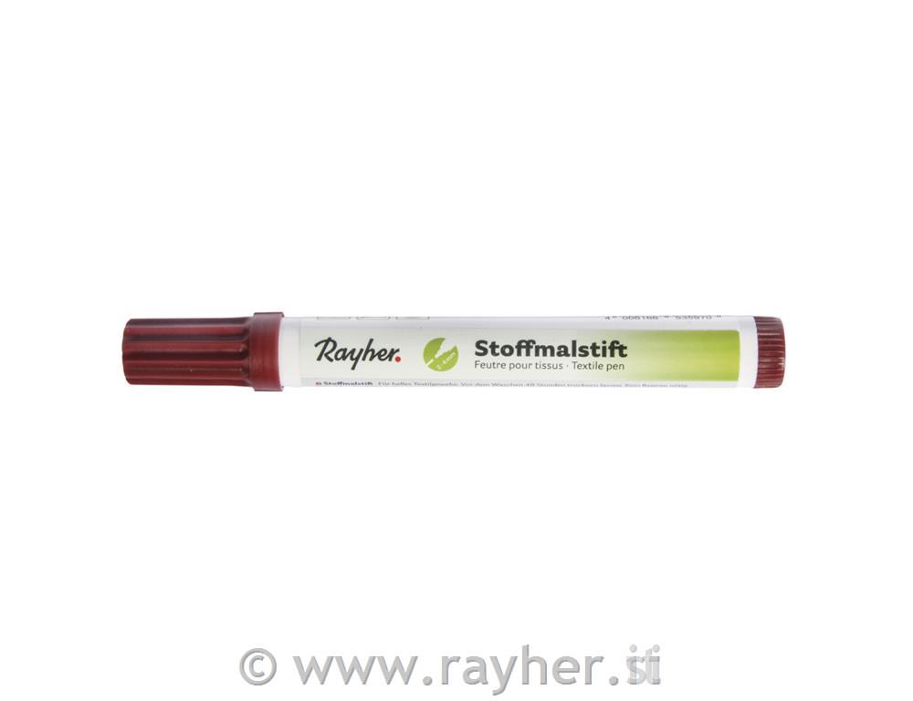 Marker za tekstil, gust, smeđ