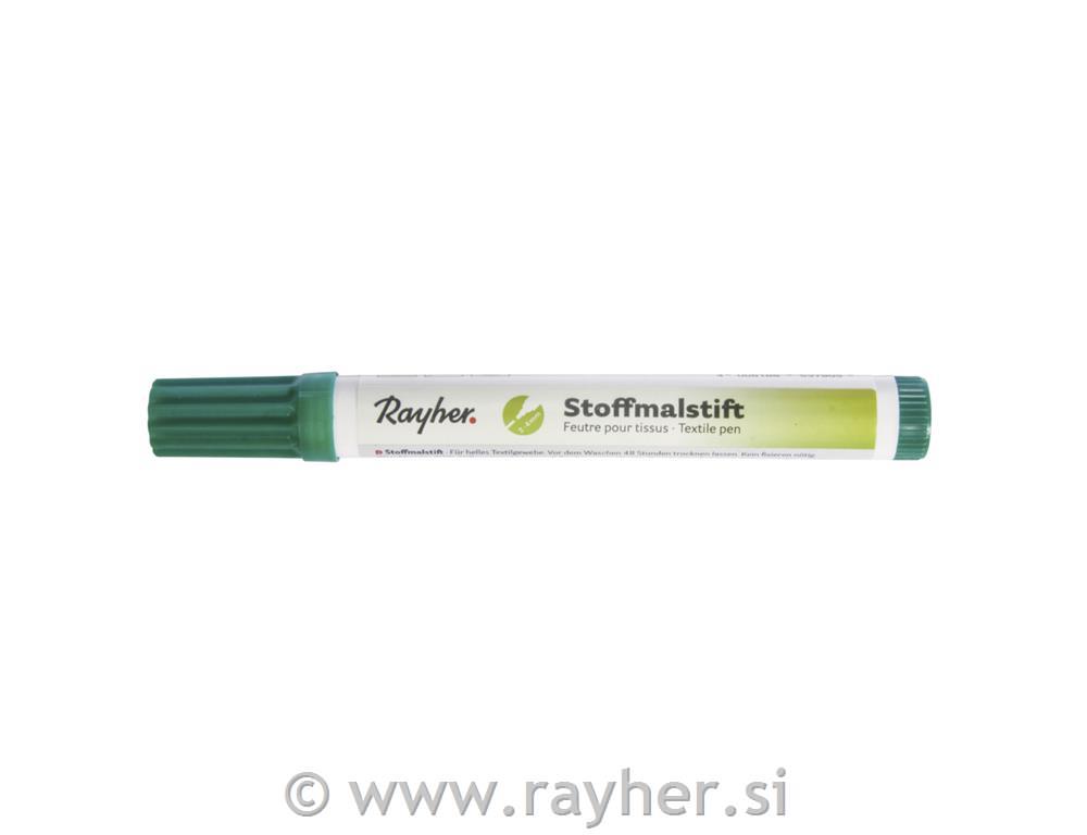 Marker za tekstil, gust, tamno zelen