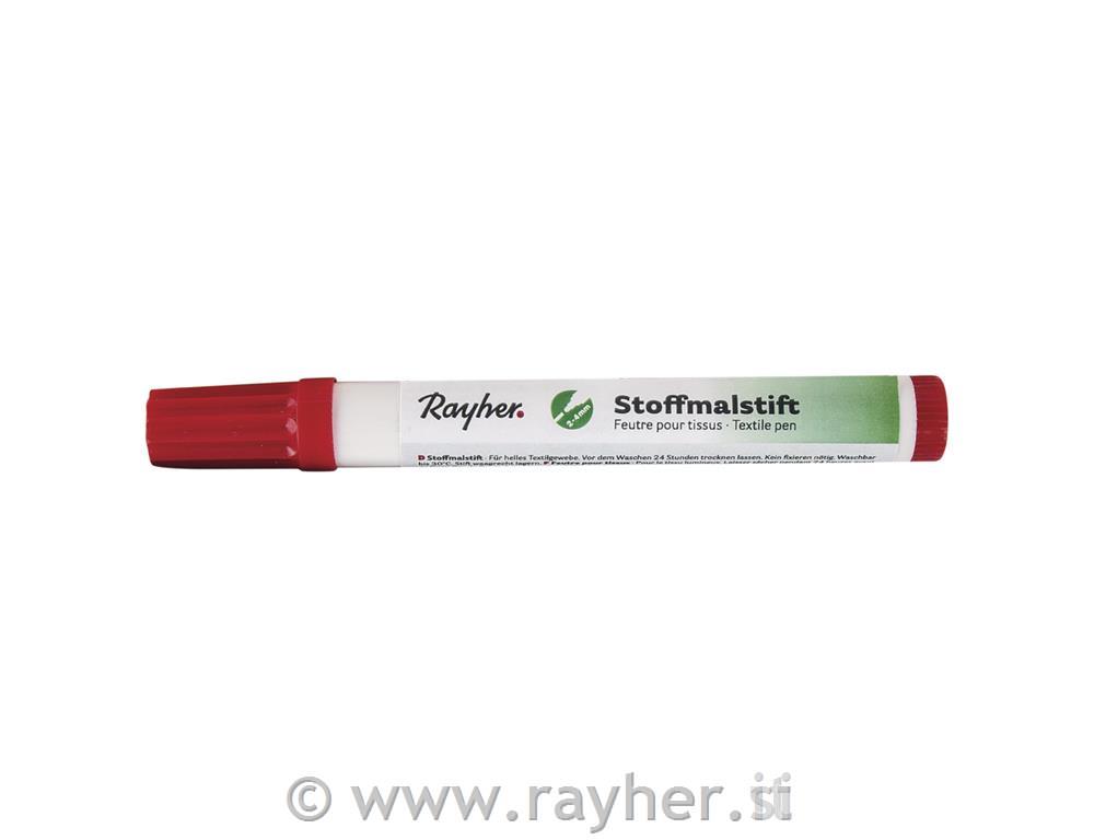 Marker za tekstil, gust, crven