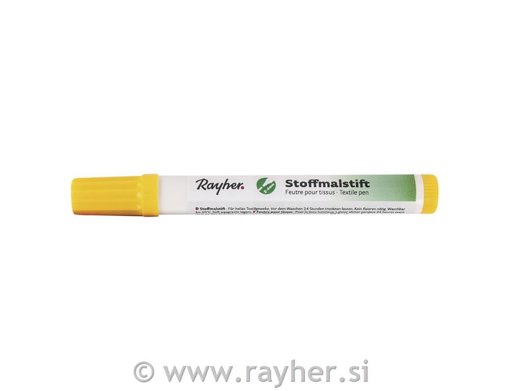 Marker za tekstil, gust, žut