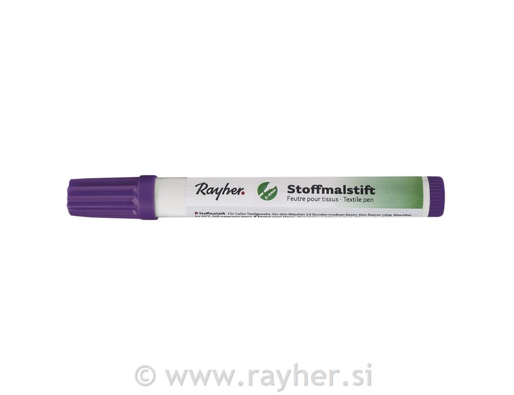 Marker za tekstil, gust, ljubičast