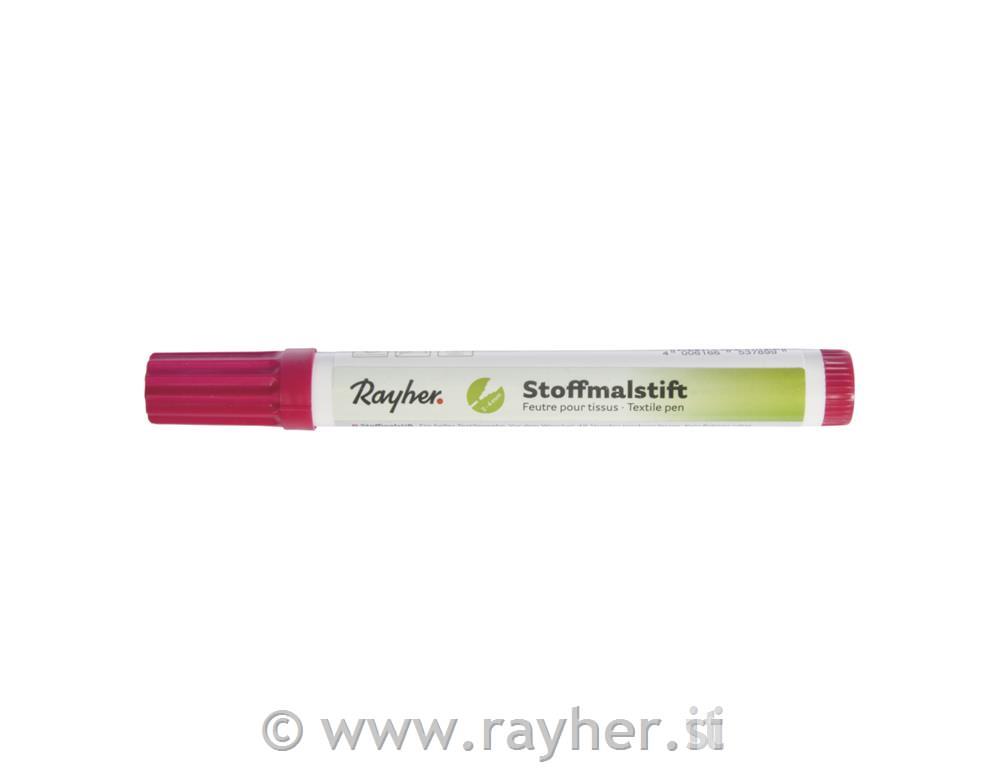 Marker za tekstil, gust, fuksija