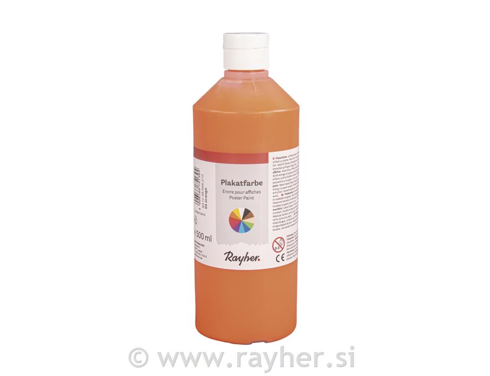 Rayher tempera, oranžna, 500 ml