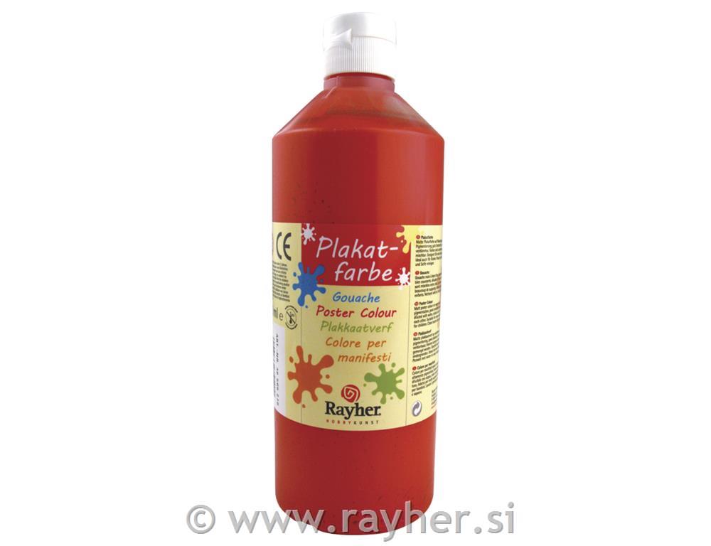 Rayher tempera, svetlo rdeča, 500 ml