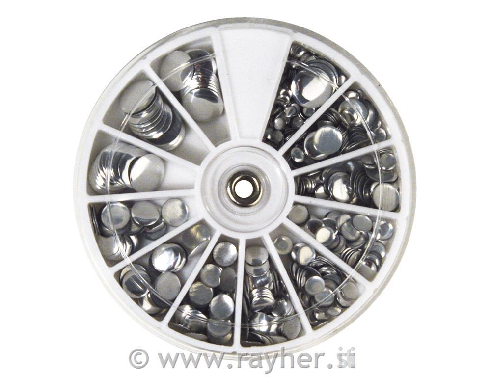 Šljunak "Hotfix-zakovica", 3-10 mm, srebrna, 560 kom