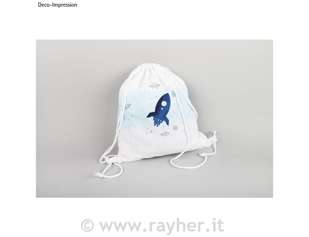Pamučna vrećica sa žicom, bijela, 38x42cm, 100% pamuk