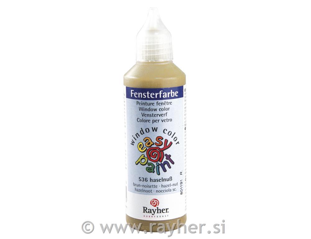 Lepljiva barva za steklo, oker, 80 ml