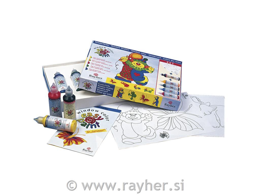 Set ljepljive boje, konture,matrice