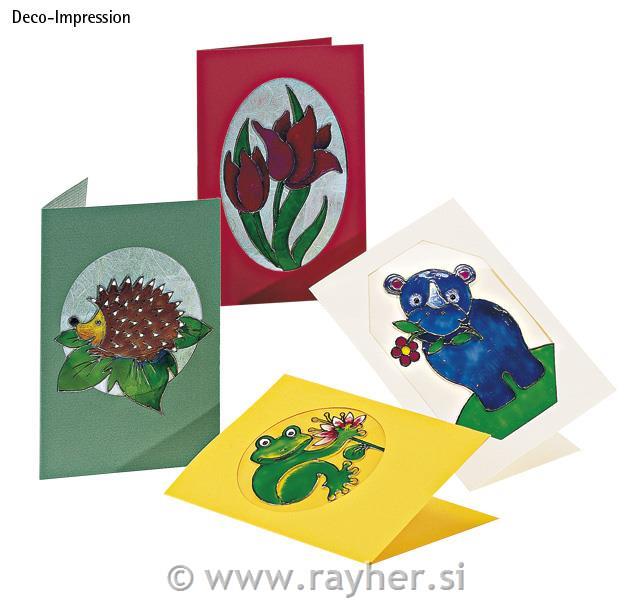 Set ljepljive boje, konture,matrice